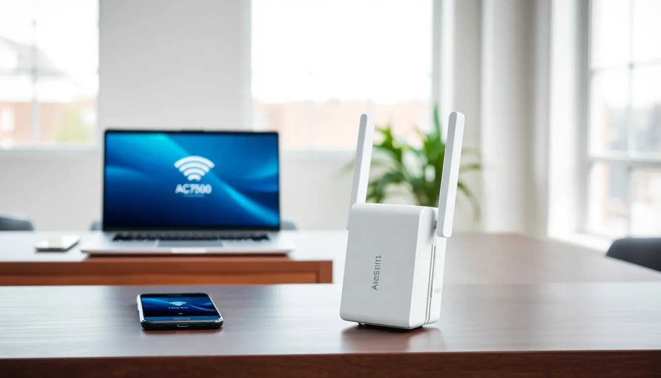ac750 wifi range extender setup